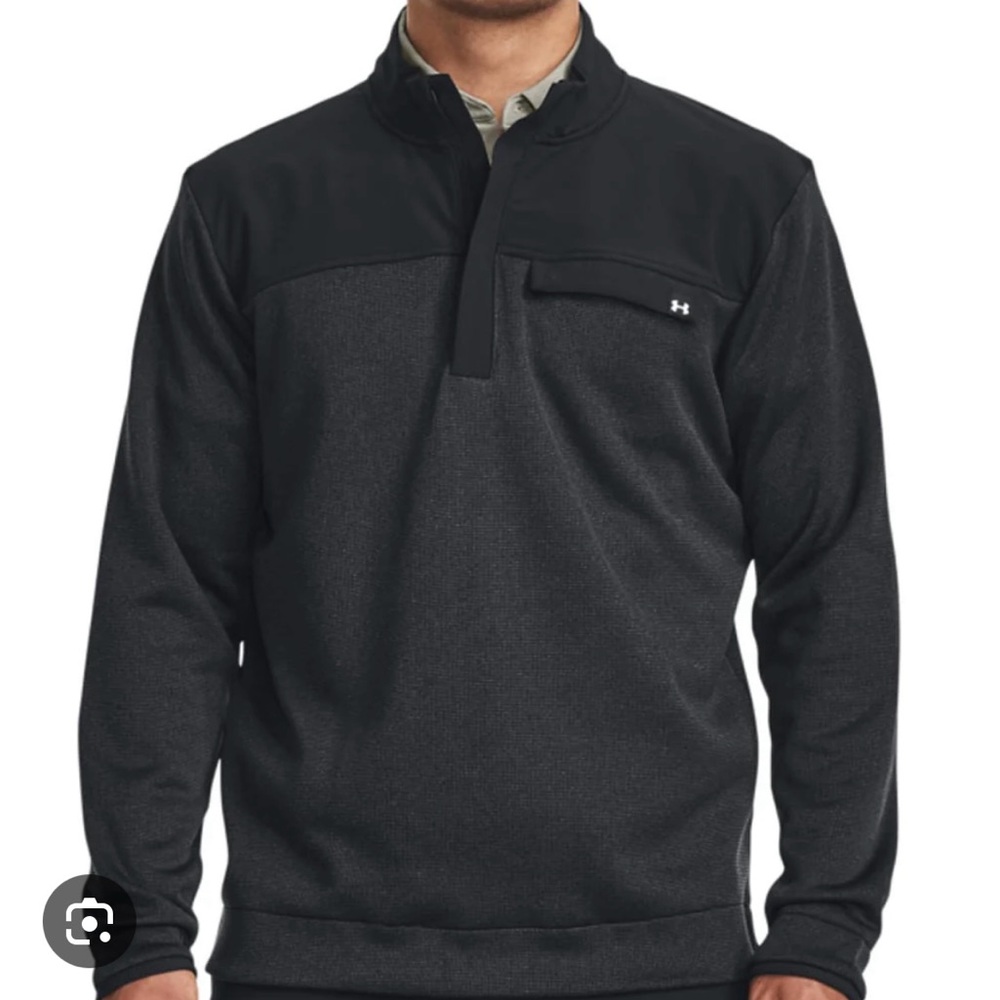 Under Armour Black 1/4 Zip Athletic Pullover Men’s 2X